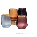 colored drinking water glasses wine glass tumbler set